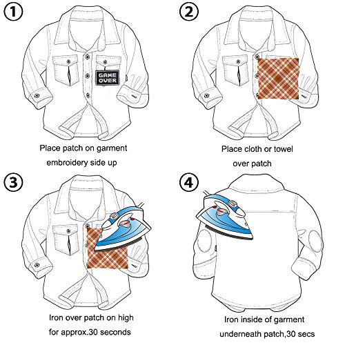 CYWQ - 18 parches para planchar con dibujos animados de Mario, Spiderman - Parches bordados para coser en ropa, chaquetas, mochilas zapatos, gorras para niños y adultos