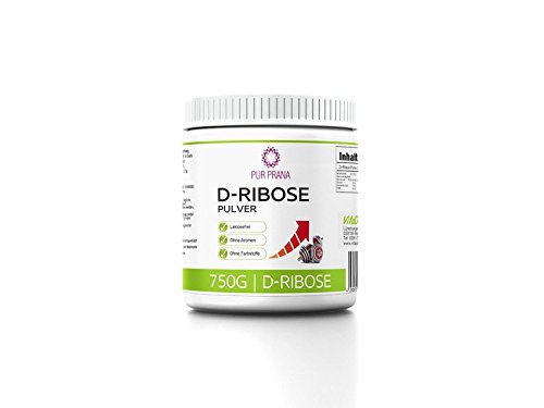 D ribosa 100% Natural de polvo 750 g rendimiento & Energía Powder de Pur Prana