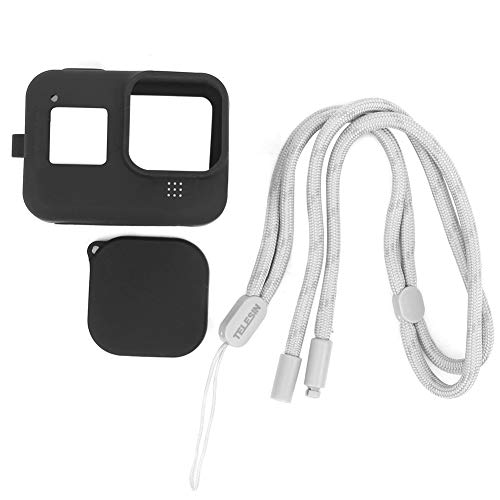 DAUERHAFT Cubierta de Silicona Cuerpo Cubierta Protectora de Silicona Cámara Deportiva Cubierta de Silicona Cubierta Protectora Cubierta de Silicona para Gopro hero8, para Gopro hero8