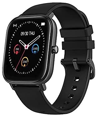 DCU TECNOLOGIC | Pack Smartwatch Reloj Inteligente + Auriculares Bleutooth 5.0 | Earbuds con Microfóno | Pulsera de Actividad IP67 | Ultrligeros | Control Táctil | Negro