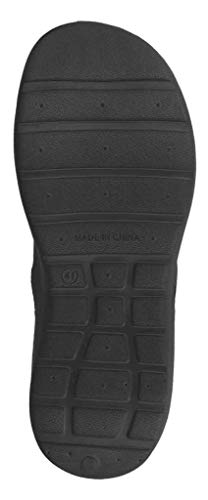 de fonseca Pantuflas de playa para hombre, modelo Recco E M611, color negro Negro Size: 44 EU