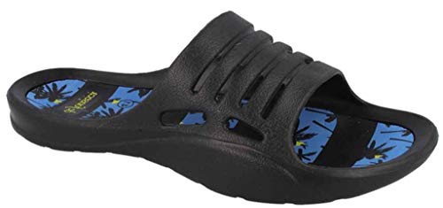 de fonseca Pantuflas de playa para hombre, modelo Recco E M611, color negro Negro Size: 44 EU