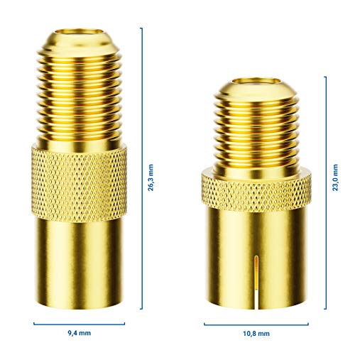 deleyCON Adaptador SAT SET F-Plug to Antenna Cable F-Coupling Coaxial Coupling F-Socket to 1x IEC Antenna Plug and 1x IEC Antenna Socket