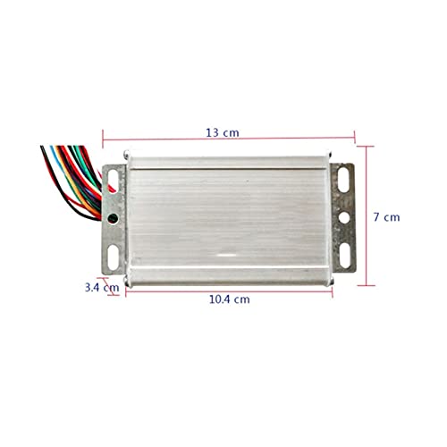 DZJUKD Controlador de Scooter Controlador de ebike 3 6v / 48v Sin escobillas Corriente Continua Controlador de Motor 600-800W for E-Scooter Accesorios Ebike BLDC Controller Fuerte y Robusto