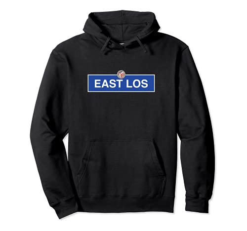 East Los Angeles Street Sign Boyle Heights California BH Sudadera con Capucha