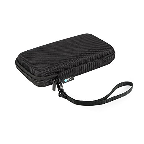 EC TECHNOLOGY Funda Batería Externa Fundas para Cargador Externo Funda Discos Duros Externo Estuche EVA para SD, Auriculares, Cables, Tarjetas SD/TF, 190 x 100 x 40mm