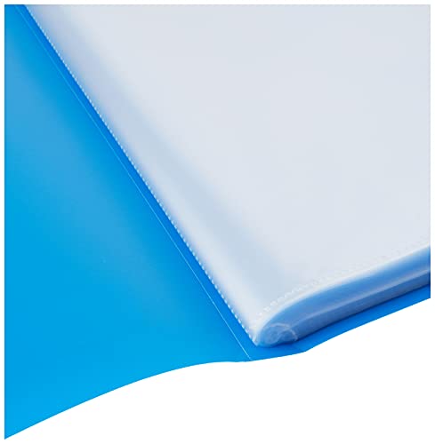 Exacompta 85102E - Carpeta de fundas de polipropileno flexible (100 vistas, A4), color azul