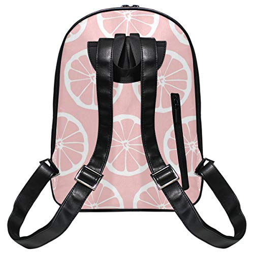 FANTAZIO Mochila de viaje de toronja rosa, delgada, duradera, para niños