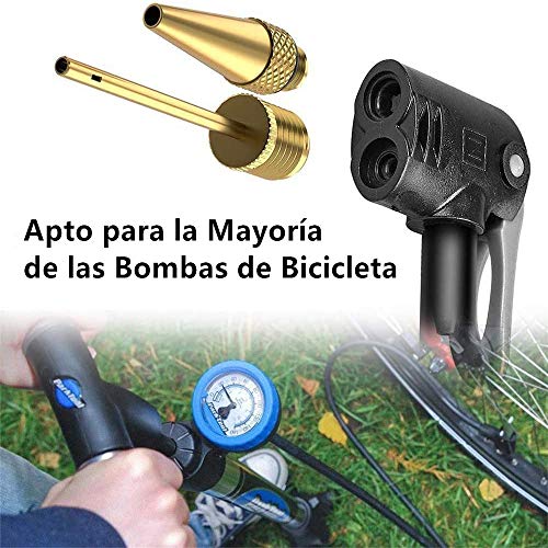 fenrad 24pcs Bicicleta Válvula Adaptador, DV/AV/SV Válvula Adaptador para Compresor,Adaptador para Bomba de Inflar Bici,Convertidor de Válvula de Inflado de Neumáticos,Accesorios para Bombas