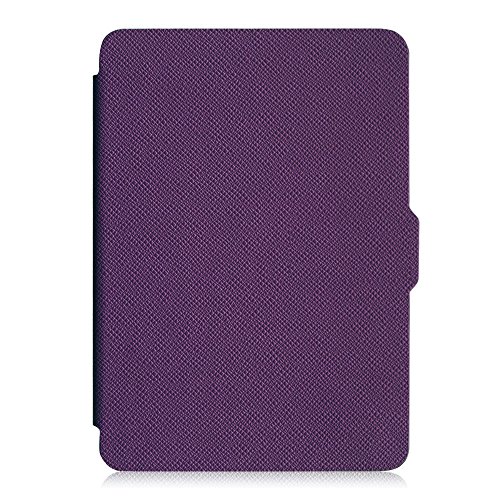 FINTIE SlimShell Funda para 6" Kindle Paperwhite (Modello 2012-2017) - La Más Delgada y Ligera Carcasa con Función de Auto-Reposo/Activación (No se Adapta a 10.ª generación 2018),Violeta