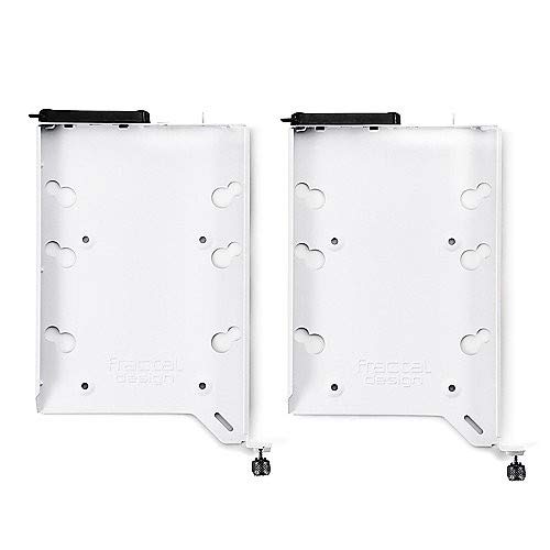 Fractal Design FD-ACC-HDD-A-WT-2P parte carcasa de ordenador Universal HDD mounting bracket - Componente (Universal, HDD mounting bracket, Blanco, 3.5", 1 pieza(s), 37 mm)