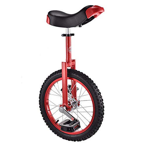 FZYE Uni Cycle Monociclo Monociclo Ajustable en Altura Bicicleta 16/18 Pulgadas Una Sola Ronda Niños Adultos Equilibrio Ejercicio de Ciclismo con liberación rápida, 18 u201d