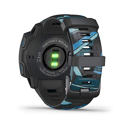 Garmin Instinct Solar Surf, Reloj GPS resistente con carga solar - Pipeline