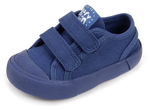 Garvalin 172806a - Zapatilla baja Niños, Azul (Navy Blue / Lona), 31 EU Niño