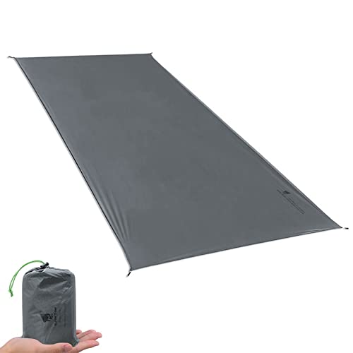 GEERTOP Lona de Suelo 20D para Tiendas de Campaña Impermeable Ultra Ligera 2 Personas - Talla 140 x 210 cm (170g) - Toldo Tarp para Senderismo y Campamentos