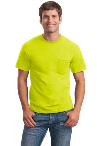 Gildan - Ultra Cotton 100% Cotton Long Sleeve T-Shirt with Pocket. 2410