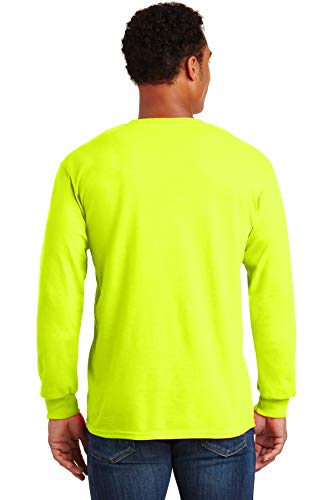 Gildan - Ultra Cotton 100% Cotton Long Sleeve T-Shirt with Pocket. 2410