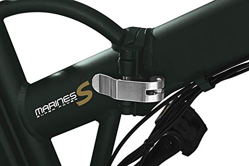 giordanoshop Green, Icon.e - Bicicleta eléctrica Plegable AllRoad Plus 250 W Marines Unisex Adulto, no Talla