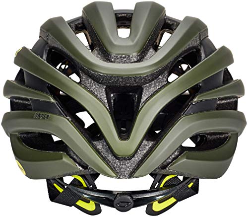 Giro Cinder MIPS - Casco de Ciclismo, Unisex Adulto, Color Matte Olive/Citron, tamaño Small/51-55 cm