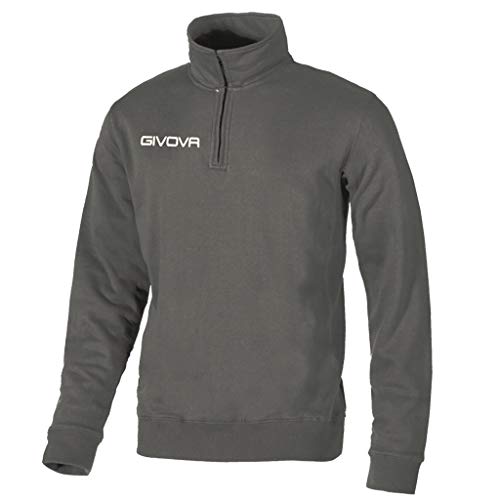 Givova Maglia Tecnica (Half Zip) Sudadera, Hombre, Gris, 3XS