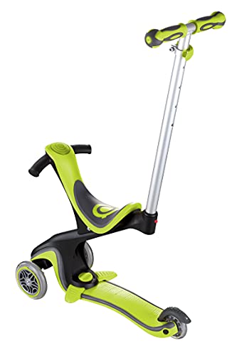 Globber - Patinete go up Comfort 5 en 1 Lime Green (458-106)