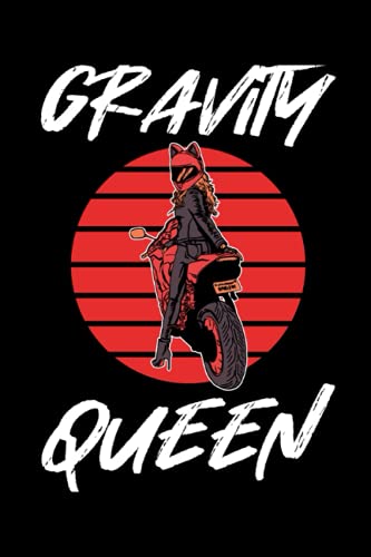 Gravity Queen: 120 Pages Mindfulness Mindful Journal for Dirt Bike in Format 6x9