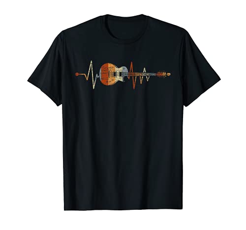 Guitarrista De Latidos Del Corazón Guitarra Camiseta