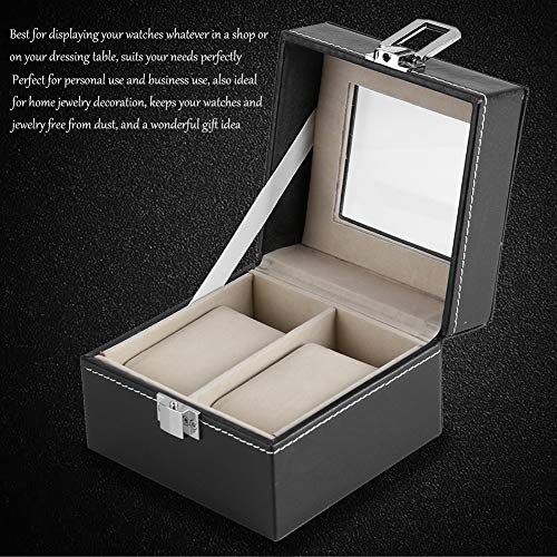 GXP 2 Slots Watch Storage Mostrar Caja Caja Boxwatch Luxury Jewelry Organizer Woman Man Regalo