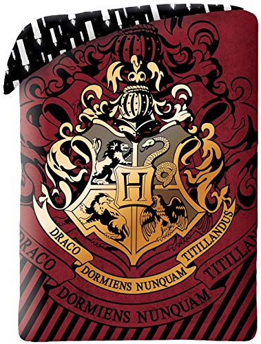 Harry Potter Wende-Bettwäsche-Set Funda de Edredón 140x200 Algodón Ropa de Cuna Hogwarts