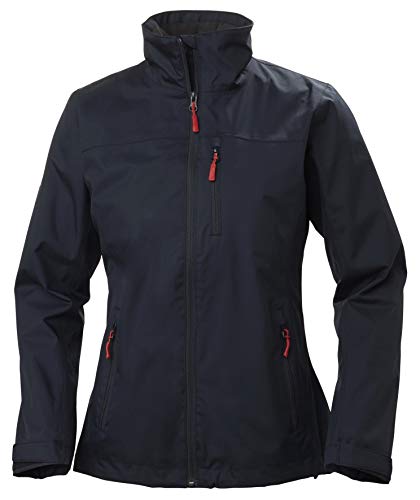 Helly Hansen W Crew Midlayer Jacket Chaqueta Impermeable, Mujer, Navy, L