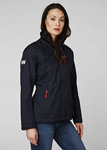 Helly Hansen W Crew Midlayer Jacket Chaqueta Impermeable, Mujer, Navy, XS