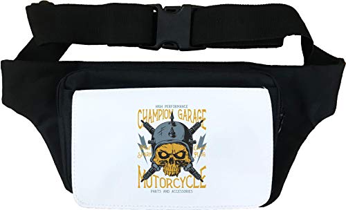 High Performance Chambion Garage Biker Skull Cangurera