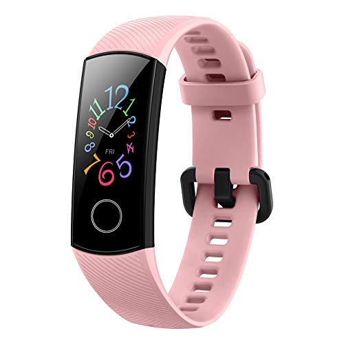 HONOR Band 5 Smartwatch, Pulsera Actividad Inteligente Impermeable IP68 con Pulsómetro, Monitor de Actividad Deportiva, Fitness Tracker con Podómetro, Rosado