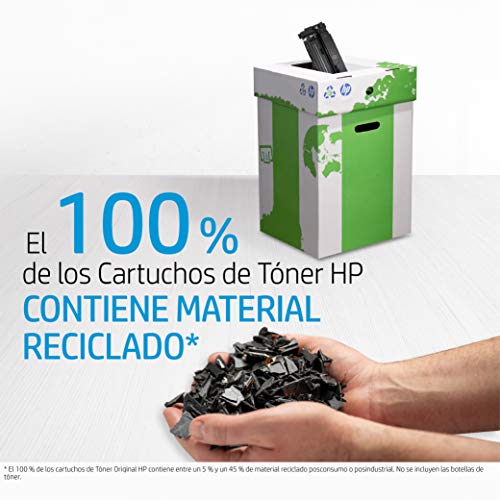 HP 131A CF211A, Cian, Cartucho Tóner Original, de 1.800 páginas, para impresoras HP LaserJet Pro 200 color MFP M276, MFP M276n, MFP M276nw, M251, M251n y M251nw