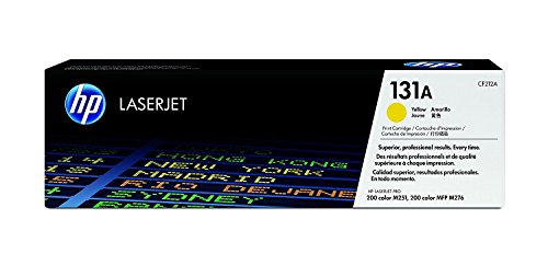 HP LaserJet Pro 200 color M 276 nw - Original HP CF212A / 131A - Cartouche de Toner Jaune - 1800 pages