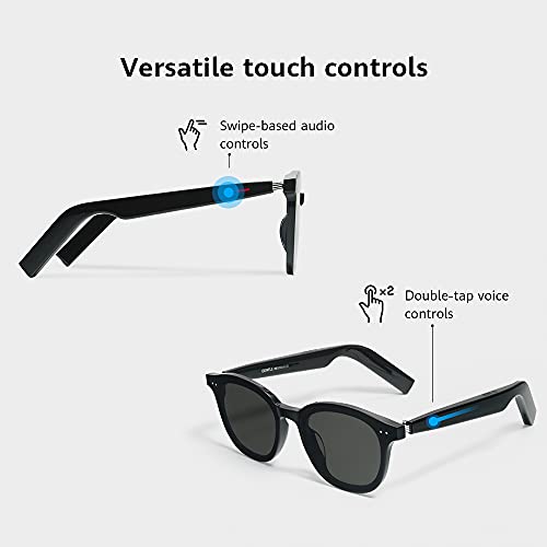 HUAWEI X Gentle Monster Eyewear II Myma, Gafas Smart con Auriculares Bluetooth, Conexión rápida y Estable, Controles táctiles en Las Patillas, Sonido Privado, Larga Vida de la batería, Negro