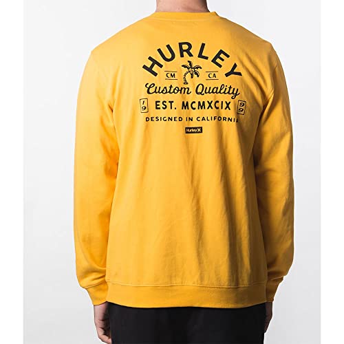 Hurley M Custom Quality Summer Crew, Pollen, XL