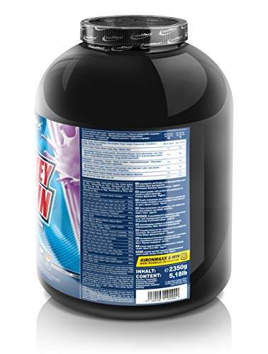 IronMaxx Ironmaxx Sabor Cassis-Yogur 100% Polvo Proteína De Suero 2.35 Kg En Lata 2350 g