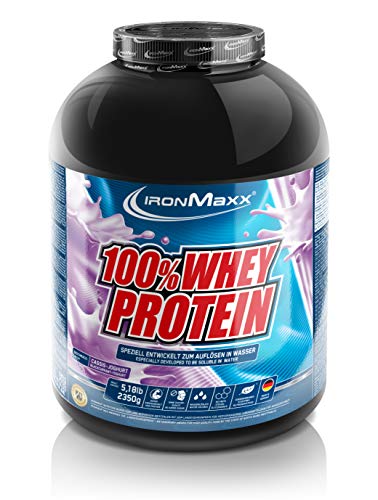 IronMaxx Ironmaxx Sabor Cassis-Yogur 100% Polvo Proteína De Suero 2.35 Kg En Lata 2350 g