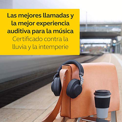 Jabra Elite 85h - Auriculares Inalámbricos Over-Ear, Cancelación Activa de Ruido, Batería de Larga Duración para Llamadas y Música, Negro Titanio