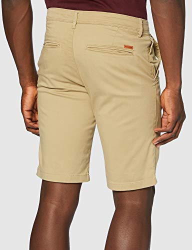 Jack & Jones Jjibowie Jjshorts Solid Sa STS Pantalones Cortos Chinos, Caqui, S para Hombre