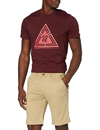 Jack & Jones Jjibowie Jjshorts Solid Sa STS Pantalones Cortos Chinos, Caqui, S para Hombre