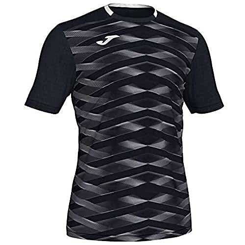 Joma Academy Camisetas, Hombre, Negro, S