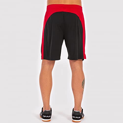 Joma Tokio II Pantalones Cortos, Hombre, Multicolor (Negro/Rojo), M