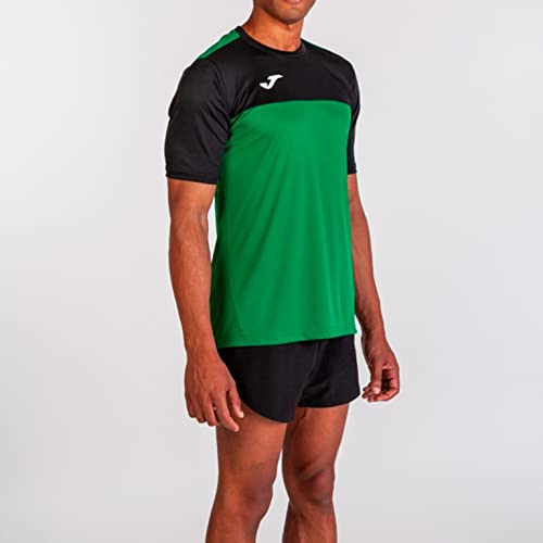 Joma Winner Camisetas Equip. M/C, Hombre, Verde Negro