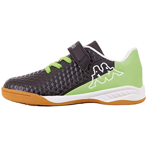 Kappa Aversa K Unisex Kids, Zapatillas para Correr de Carretera, 1130 Negro y Verde, 27 EU