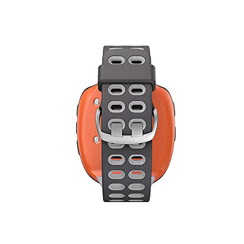 KINOEHOO Correas para relojes Compatible con Garmin Forerunner 310XT Pulseras de repuesto.Correas para relojesde silicona.(Gris claro + gris)