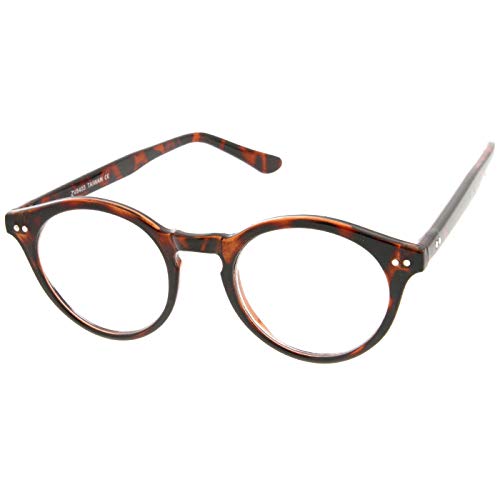 KISS Gafas neutras estilo MOSCOT mod. WAVE Johnny Depp - marco óptico Light RETRO hombre mujer unisex - HAVANA