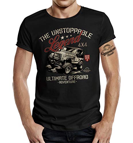 La camiseta para los fans de Jeep todoterreno: The Unstoppable Legend Ultimate Negro L