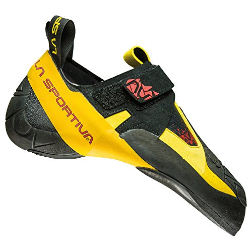 LA SPORTIVA Skwama Black/Yellow, Zapatillas de Escalada Unisex Adulto, 44.5 EU